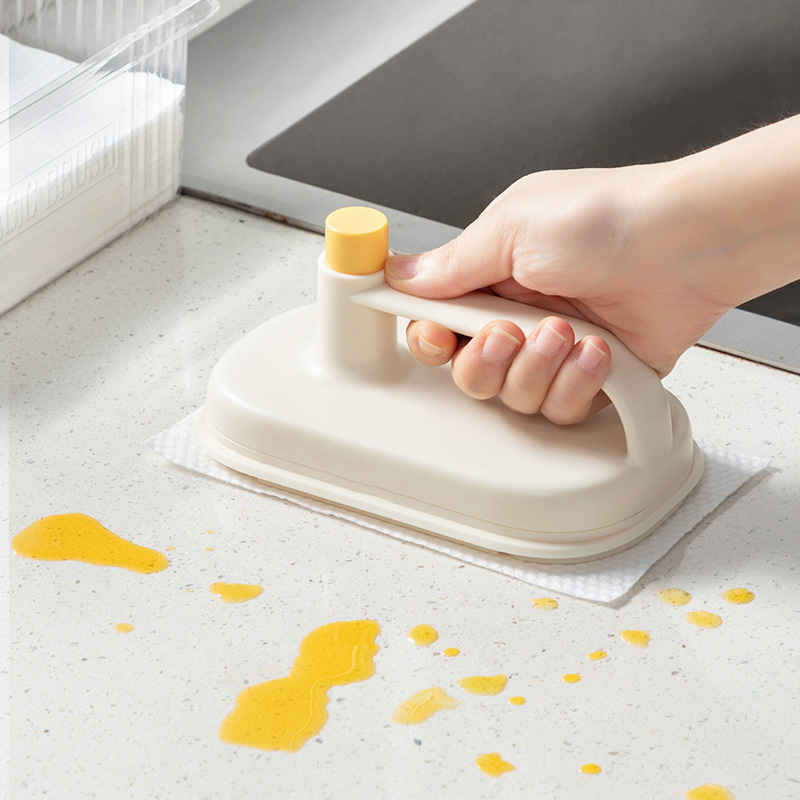 Magic Eraser Disposable Cleaning Cloths, Replaceable Heavy Duty Degreasing Scouring Pads for Kitchen, Lazy Cleaning Tool for Bathroom